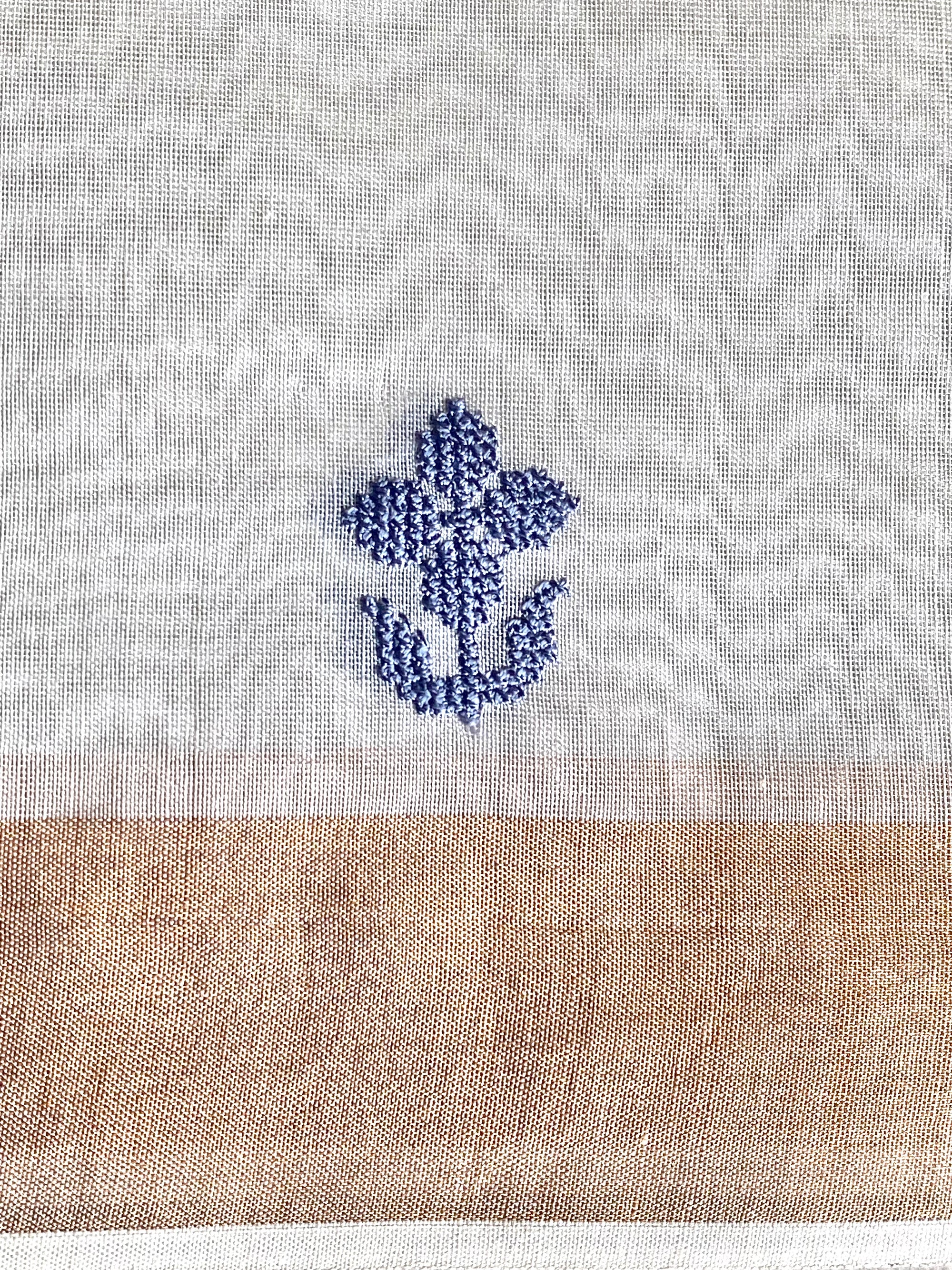 Silk cotton embroidery